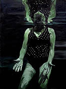 Kat O'Connor oil painting figure water