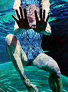 Kat O'Connor oil painting figure water