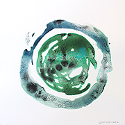 Kat O'Connor watercolor abstraction
